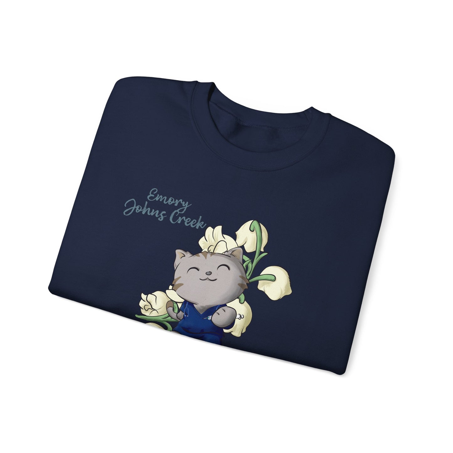 Emory Nurse Kitty Crewneck sweatshirt
