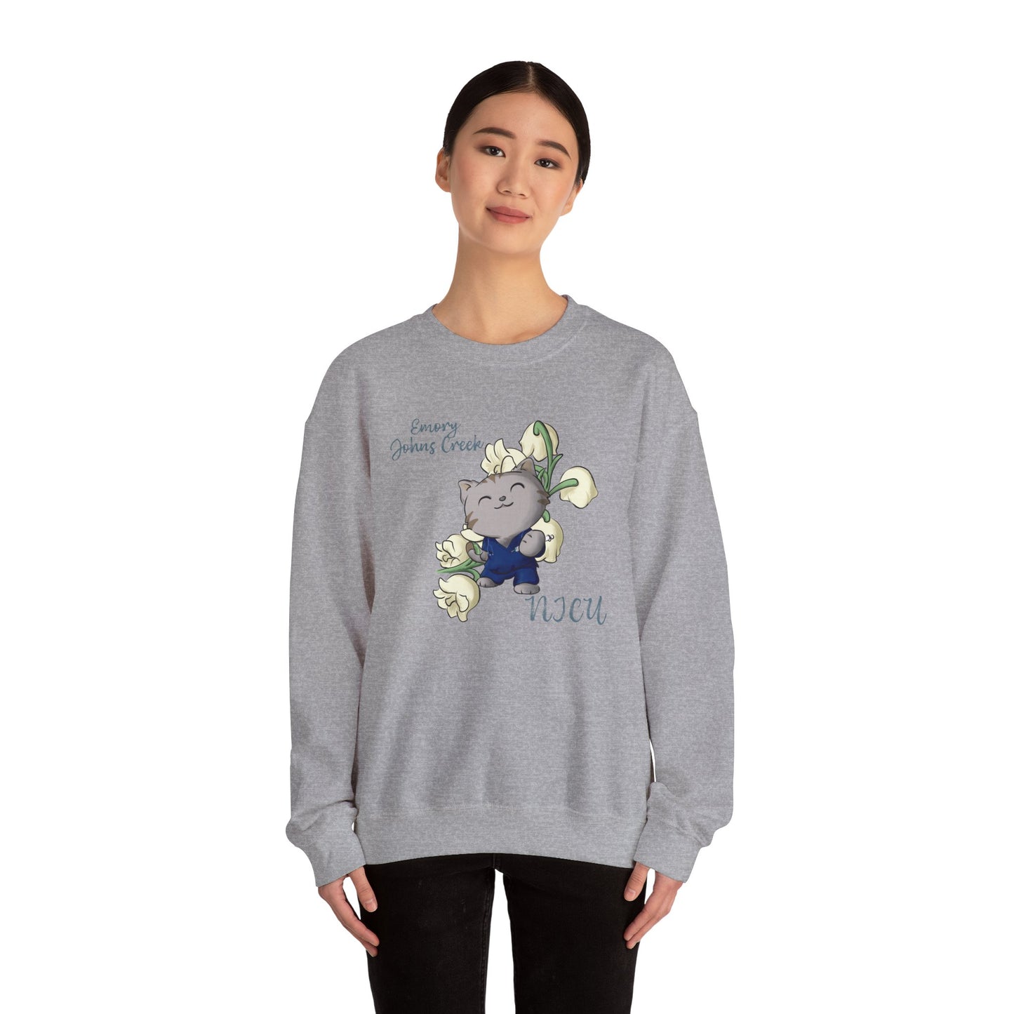 Emory Nurse Kitty Crewneck sweatshirt