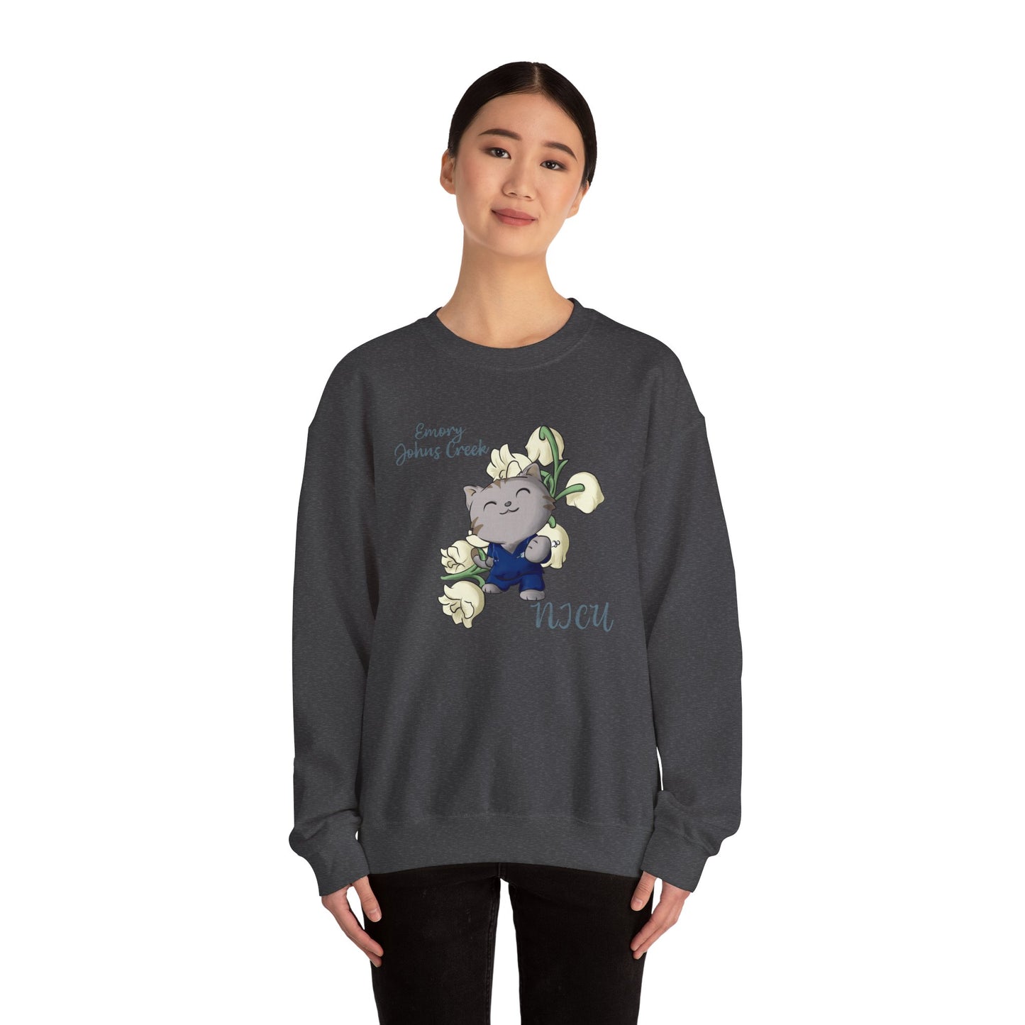 Emory Nurse Kitty Crewneck sweatshirt