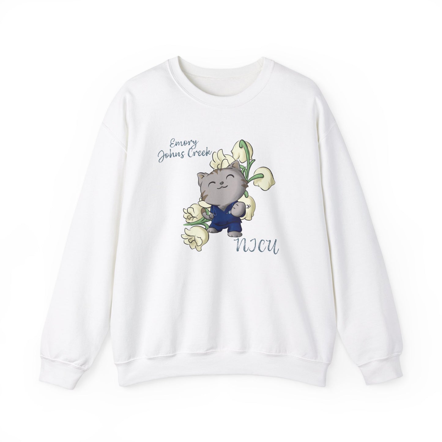 Emory Nurse Kitty Crewneck sweatshirt