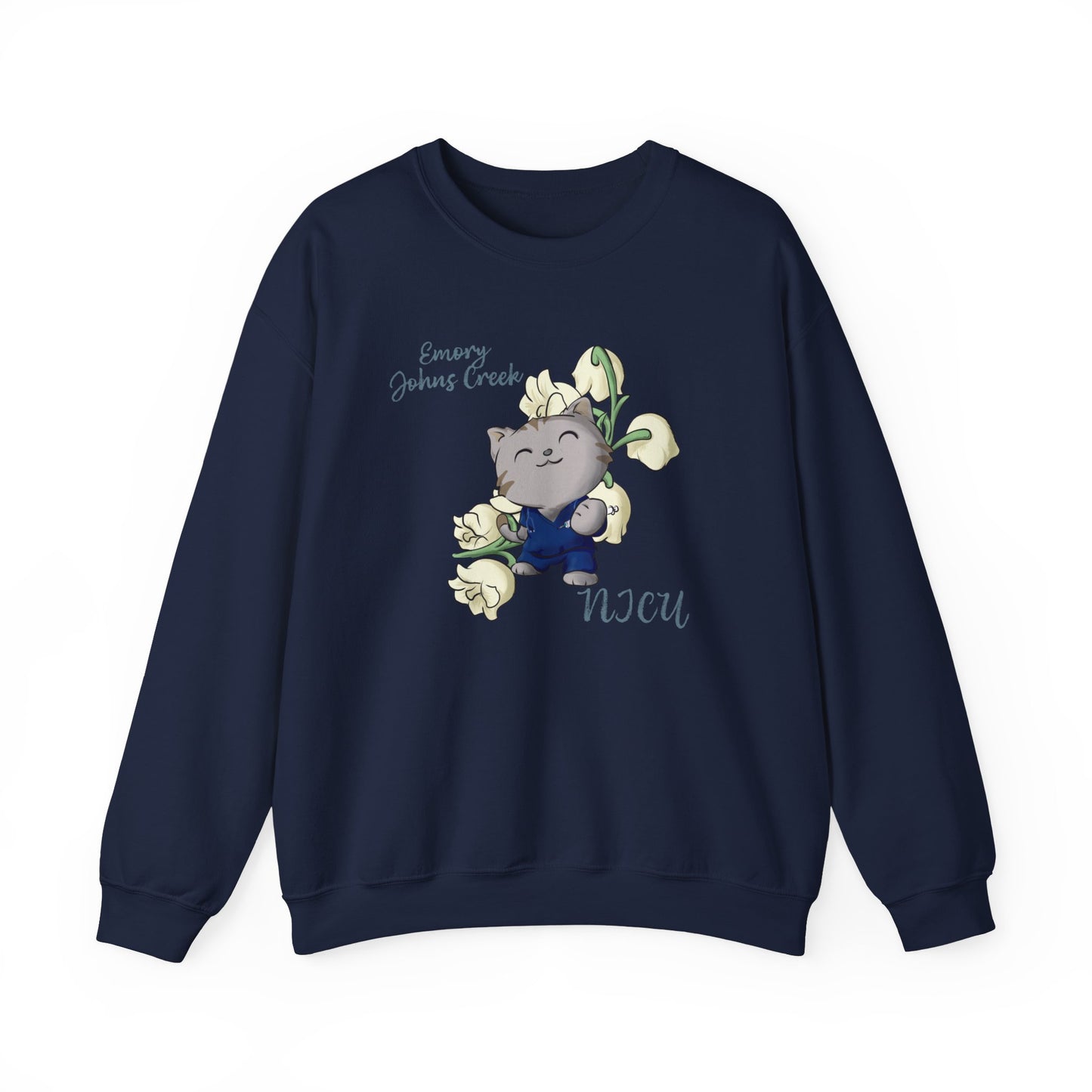 Emory Nurse Kitty Crewneck sweatshirt