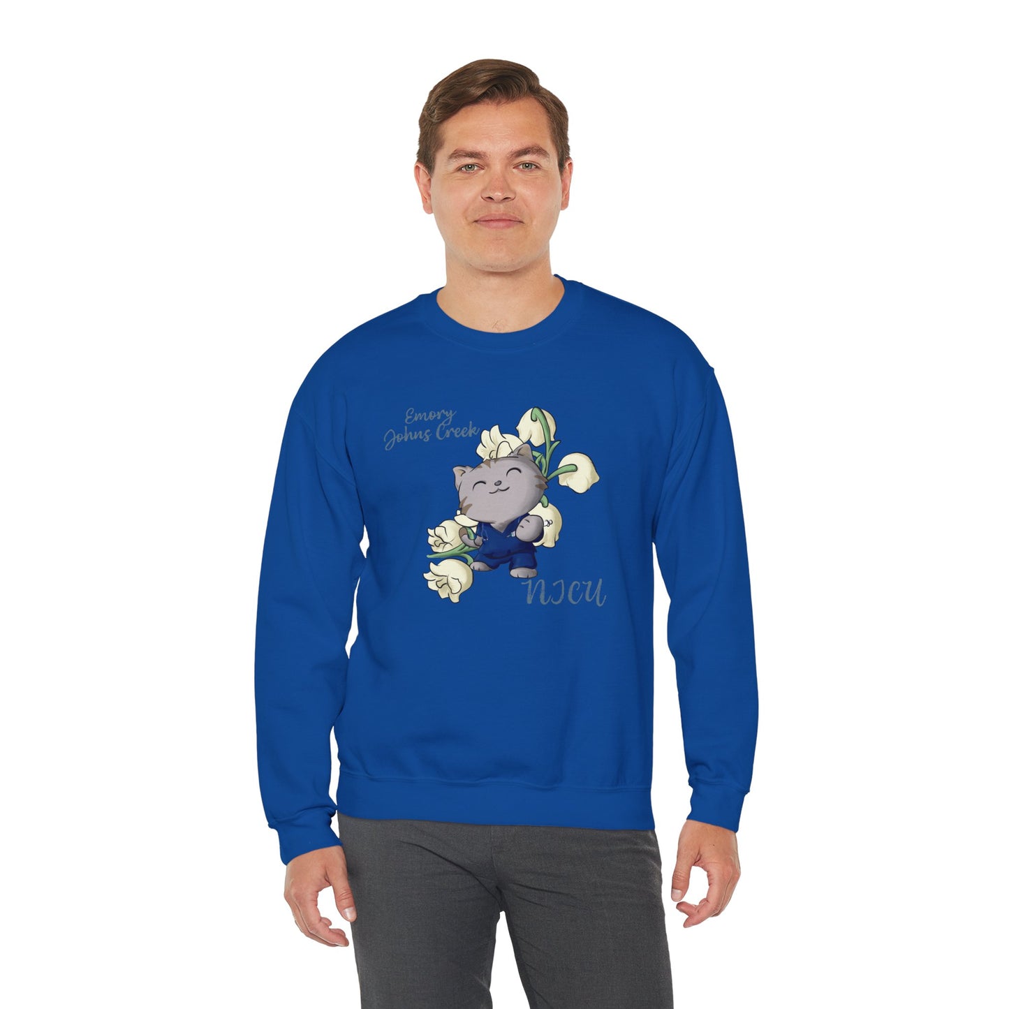 Emory Nurse Kitty Crewneck sweatshirt