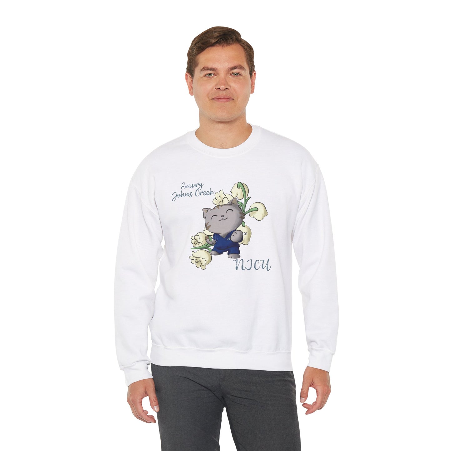 Emory Nurse Kitty Crewneck sweatshirt