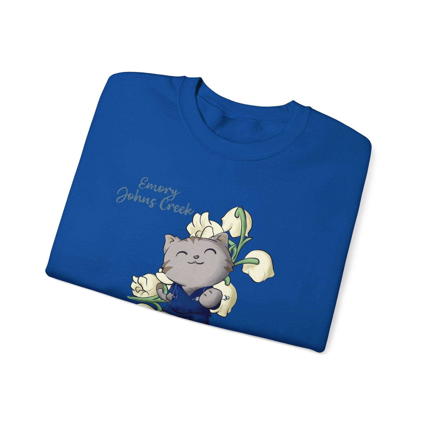 Emory Nurse Kitty Crewneck sweatshirt