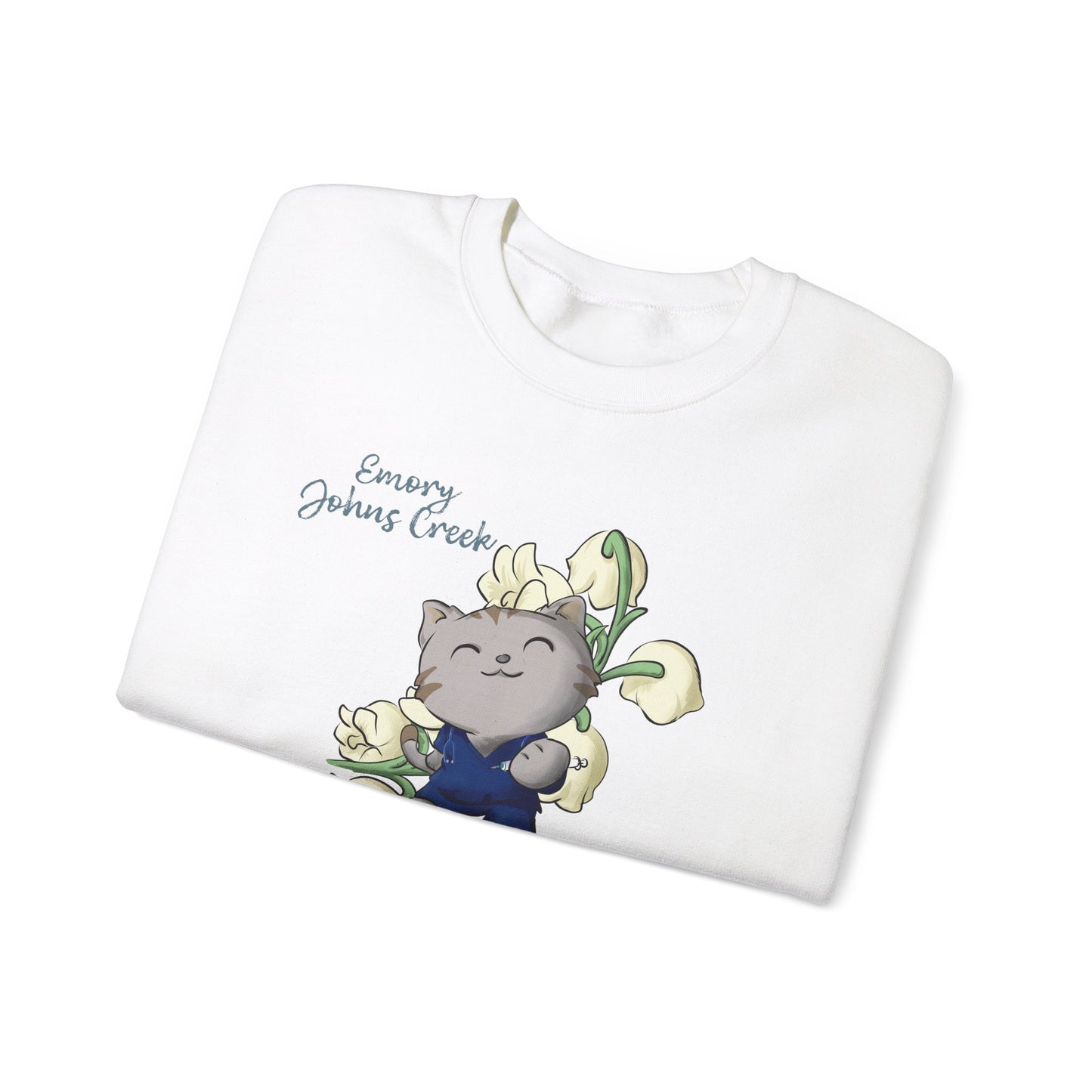 Emory Nurse Kitty Crewneck sweatshirt