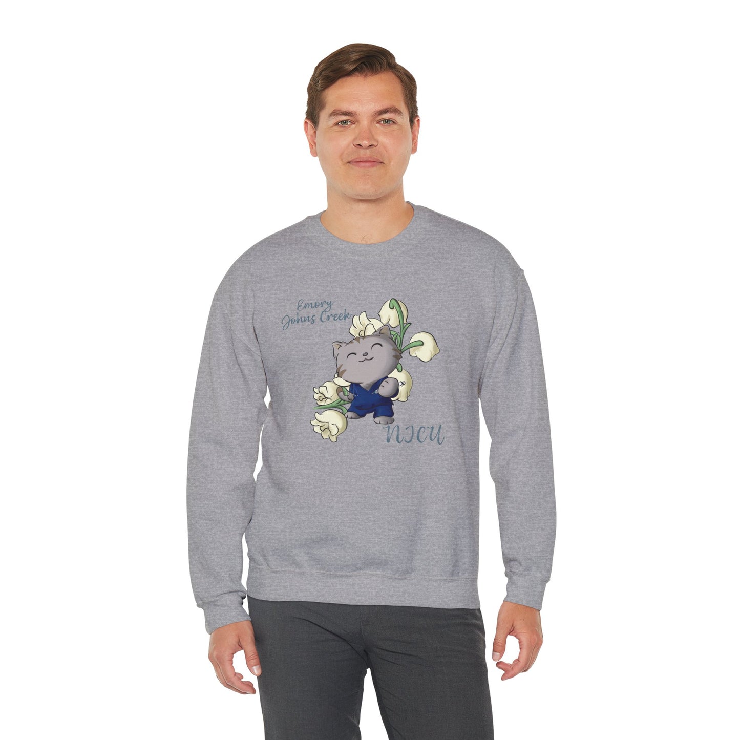Emory Nurse Kitty Crewneck sweatshirt
