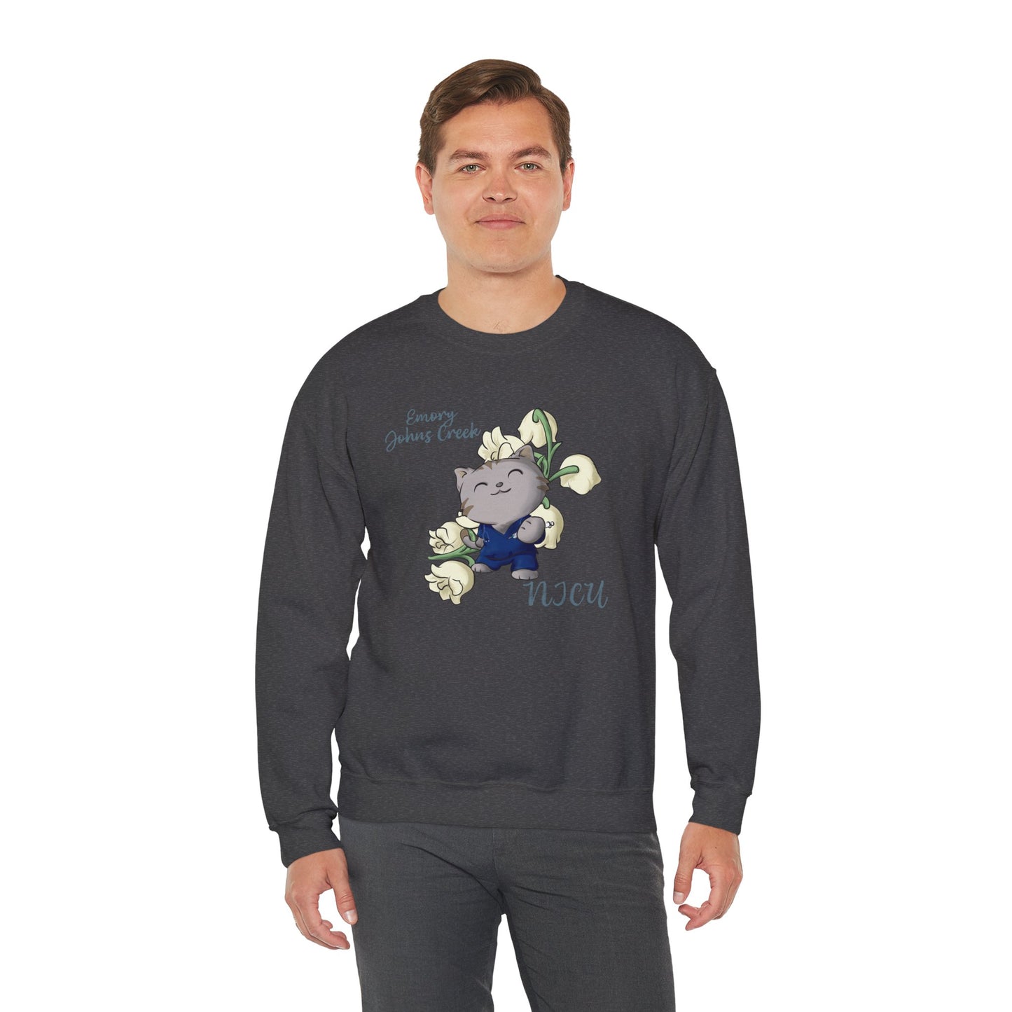 Emory Nurse Kitty Crewneck sweatshirt