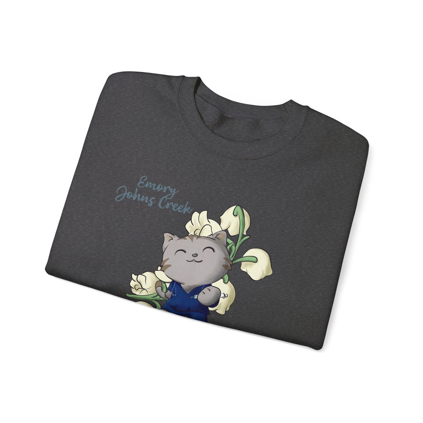 Emory Nurse Kitty Crewneck sweatshirt