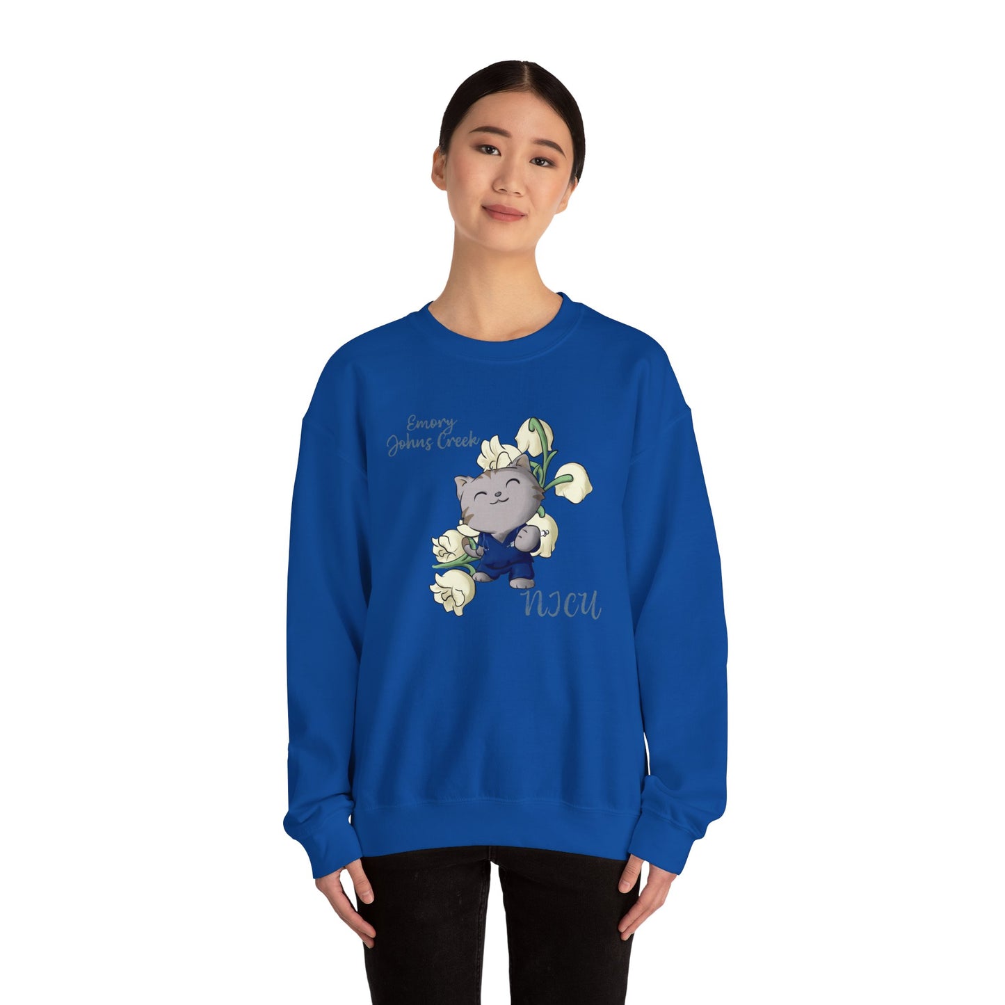 Emory Nurse Kitty Crewneck sweatshirt