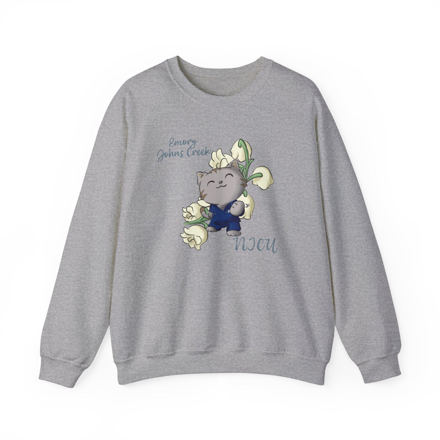 Emory Nurse Kitty Crewneck sweatshirt