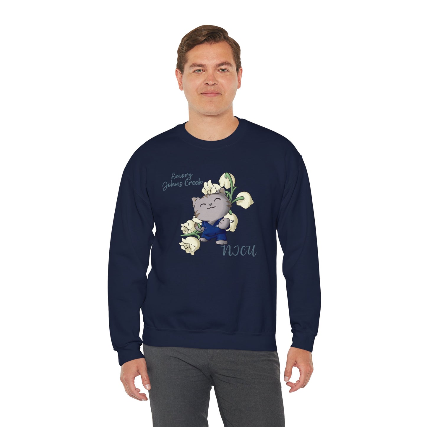 Emory Nurse Kitty Crewneck sweatshirt