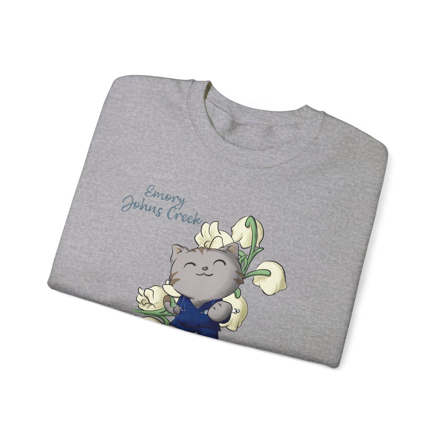Emory Nurse Kitty Crewneck sweatshirt
