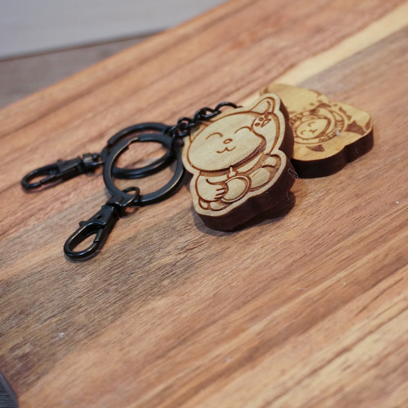 Lucky Cat Keychain