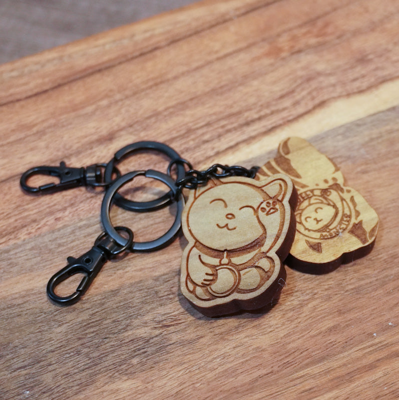 Lucky Cat Keychain