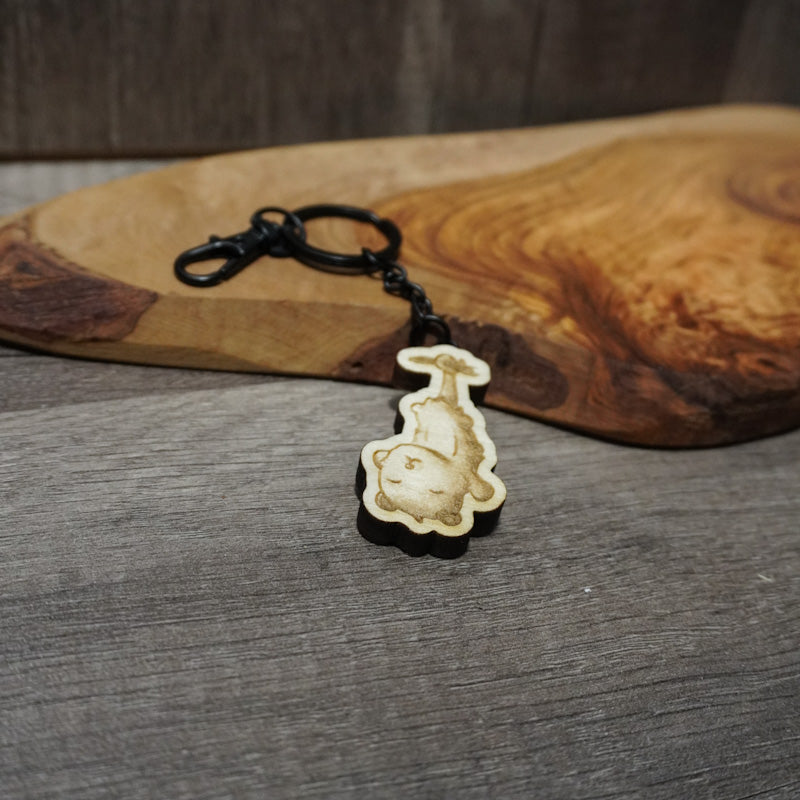 Baby Possum keychain