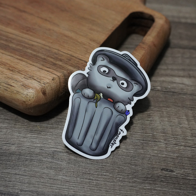 Fast Panda Trash Sticker