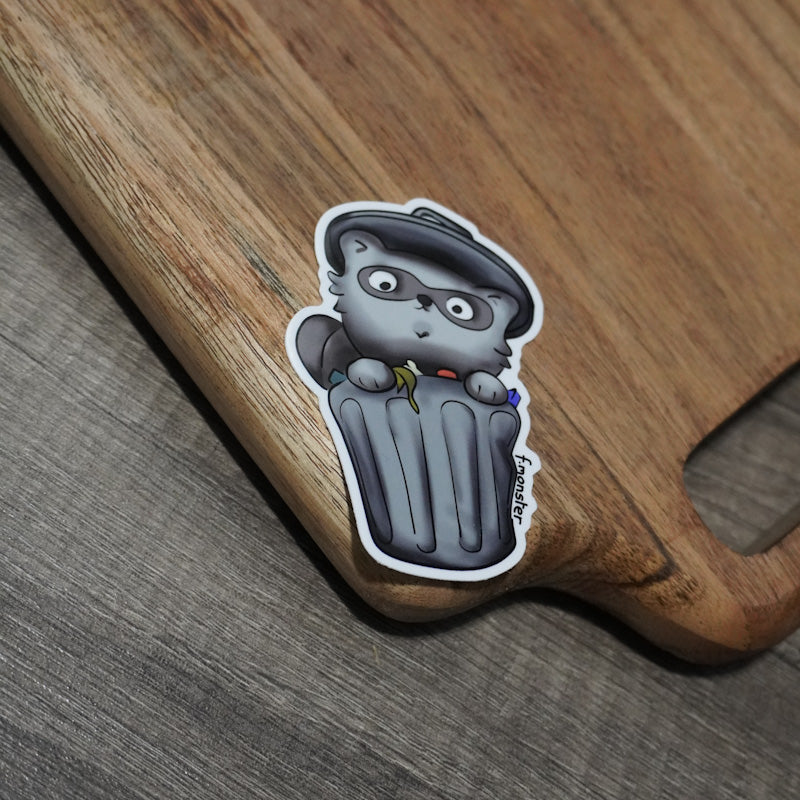 Fast Panda Trash Sticker