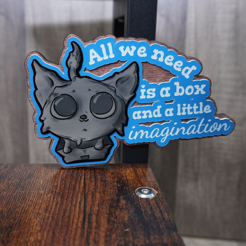 Imagination Kitty wall hanger