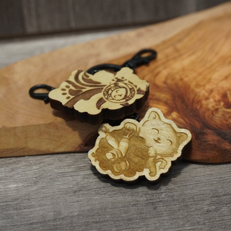 Katamari Kitty keychain