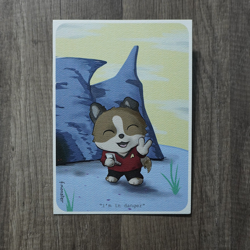 Red Shirt Danger Print
