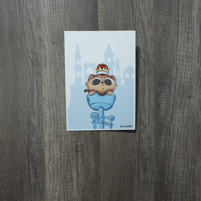Royal Kitty Print