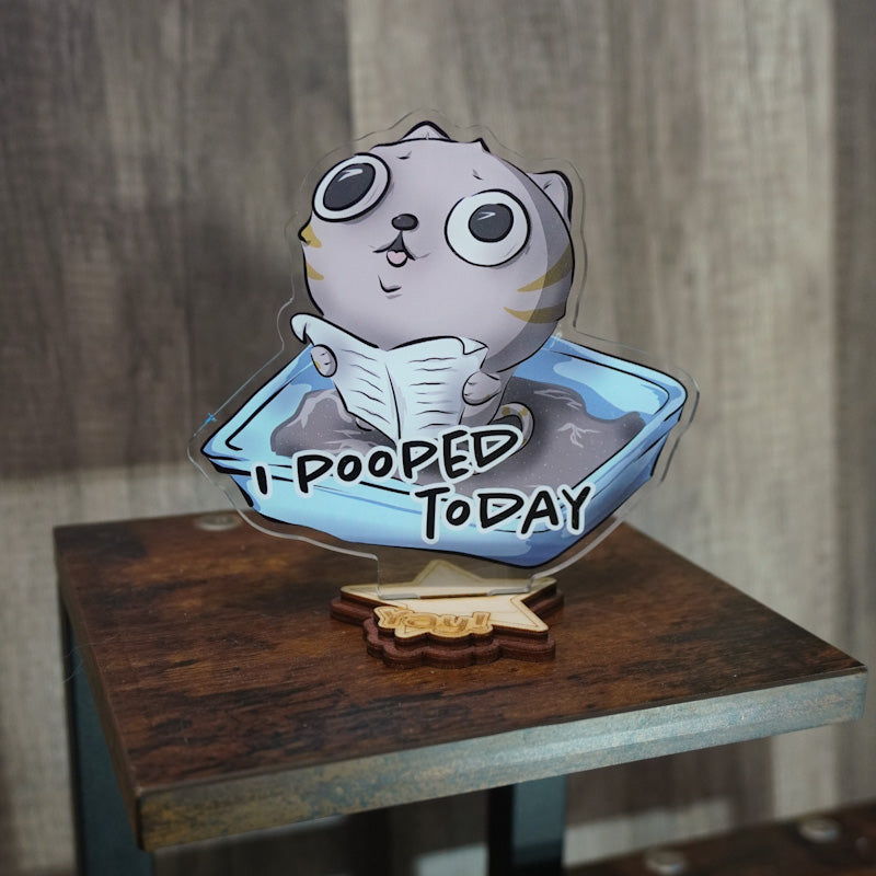 I Pooped Kitty Acrylic Standee
