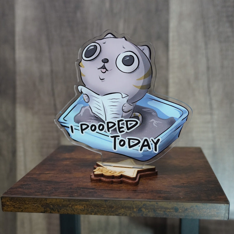 I Pooped Kitty Acrylic Standee