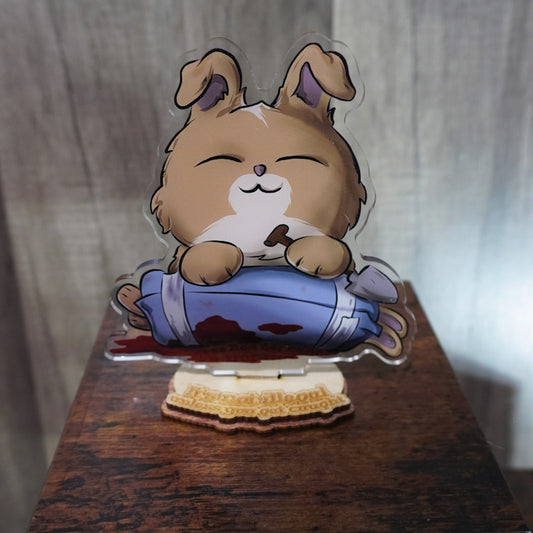 Murder Bunny Acrylic Standee