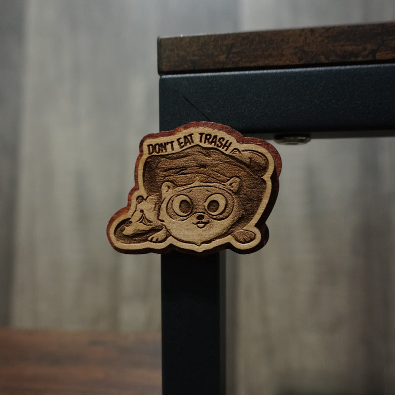Don't Eat Trash Panda magnet