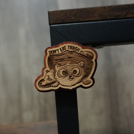 Don't Eat Trash Panda magnet