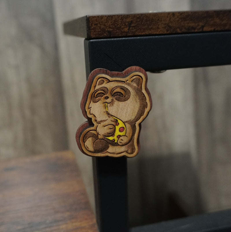 Pizza Raccoon Magnet