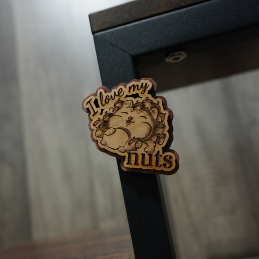 Love Nuts Chippy Magnet