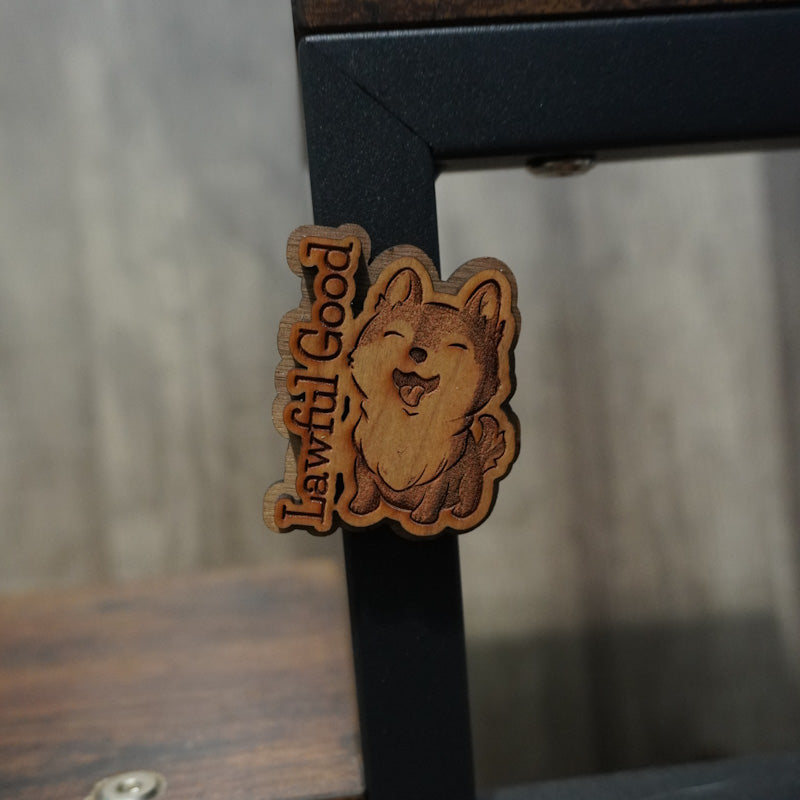 Lawful Good Doggy Magnet