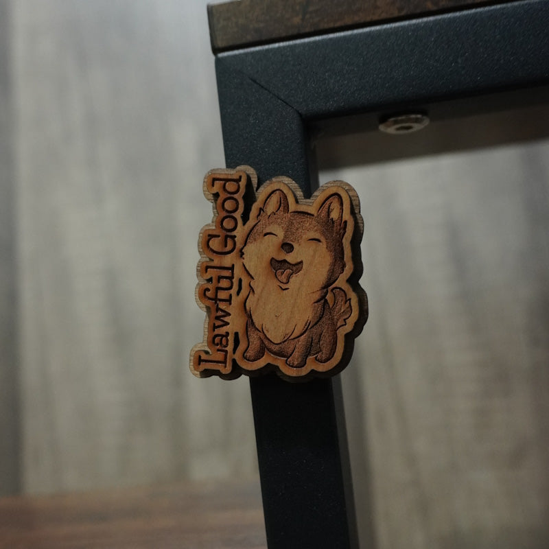 Lawful Good Doggy Magnet