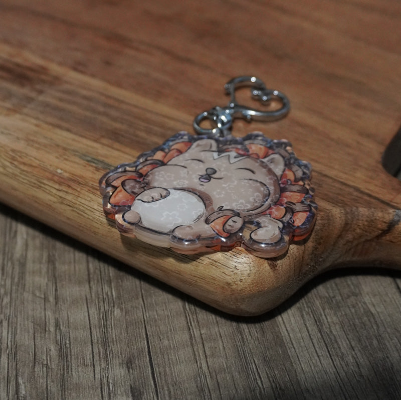 Greedy Chippy Holographic Keychain