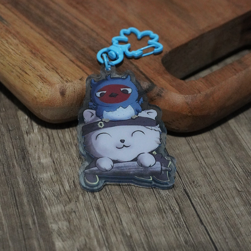 Asta Cat Acrylic Keychain