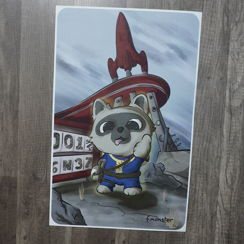 Fallout Doggy Print