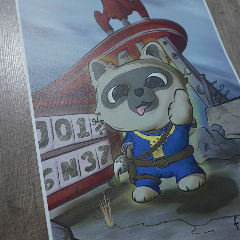 Fallout Doggy Print
