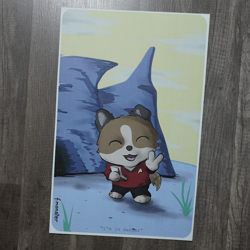 Red Shirt Danger Print