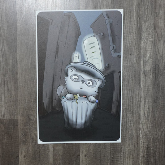 Trash Panda Alley Print