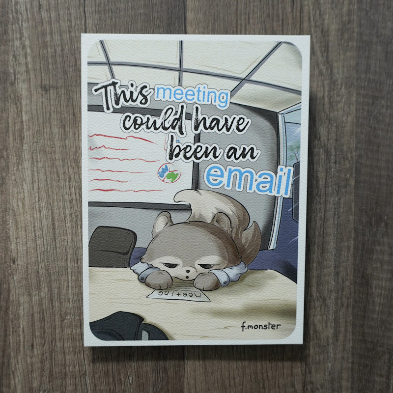 Meeting Squirrel Print