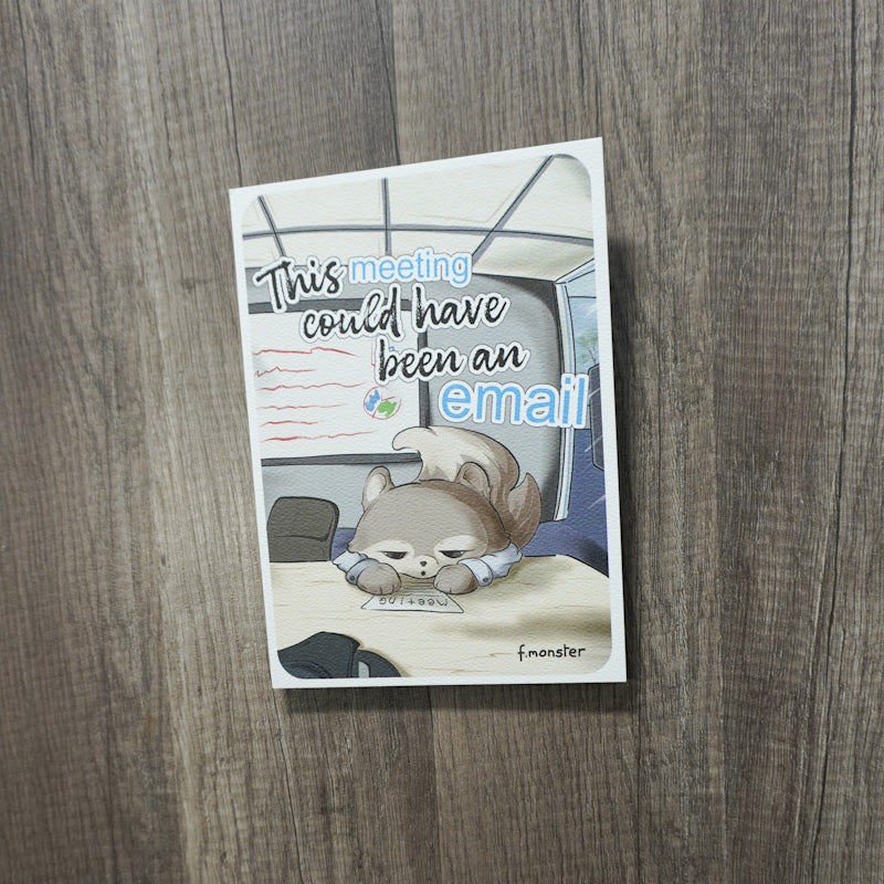 Meeting Squirrel Print