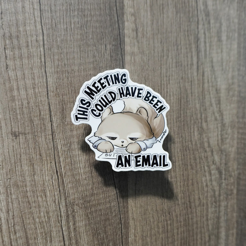 Meeting Squirrel Sticker
