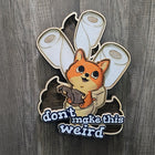 Pooping Corgi Wall Decor v2 (Lg)