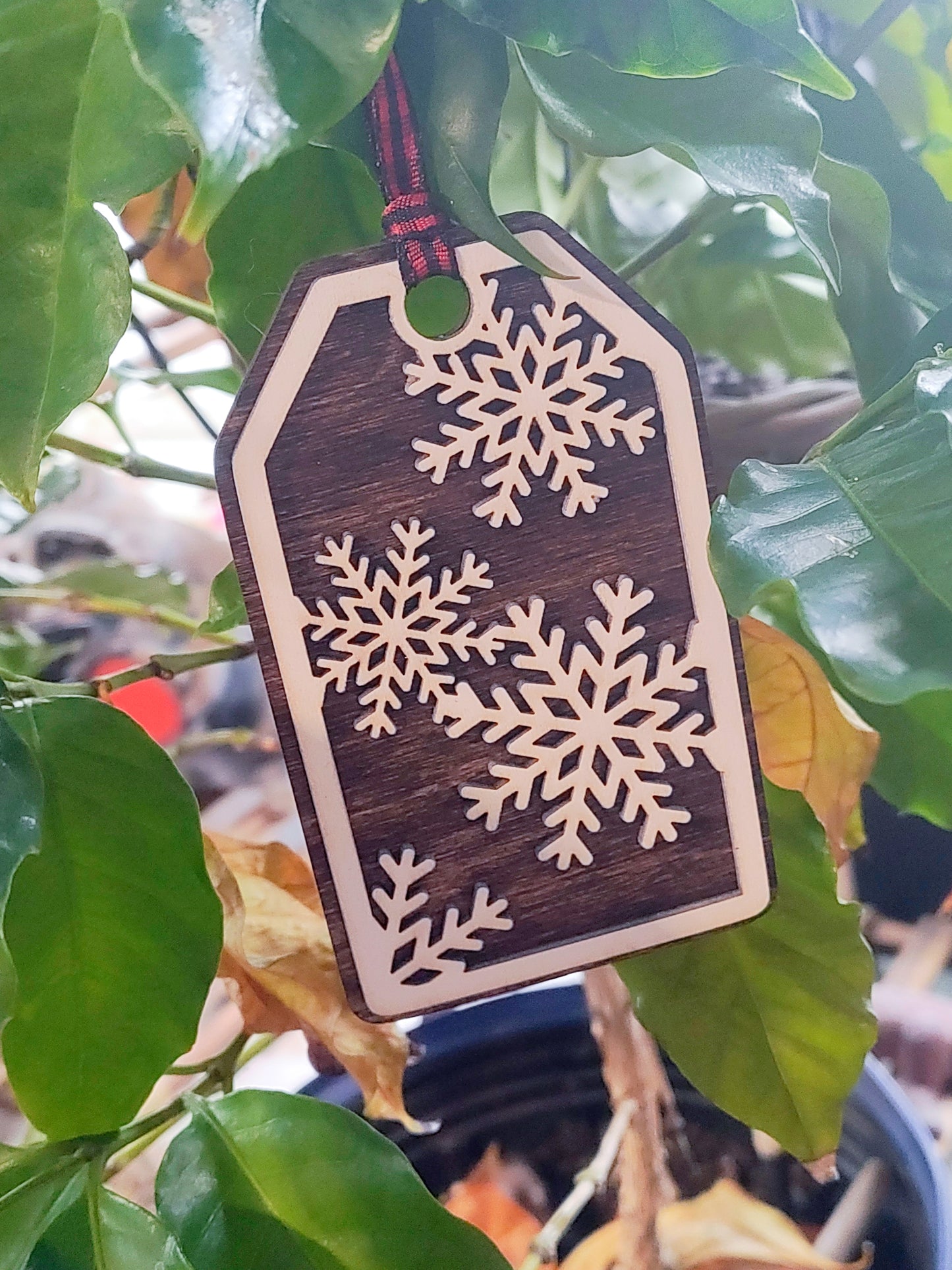 Am Present Holiday Ornament
