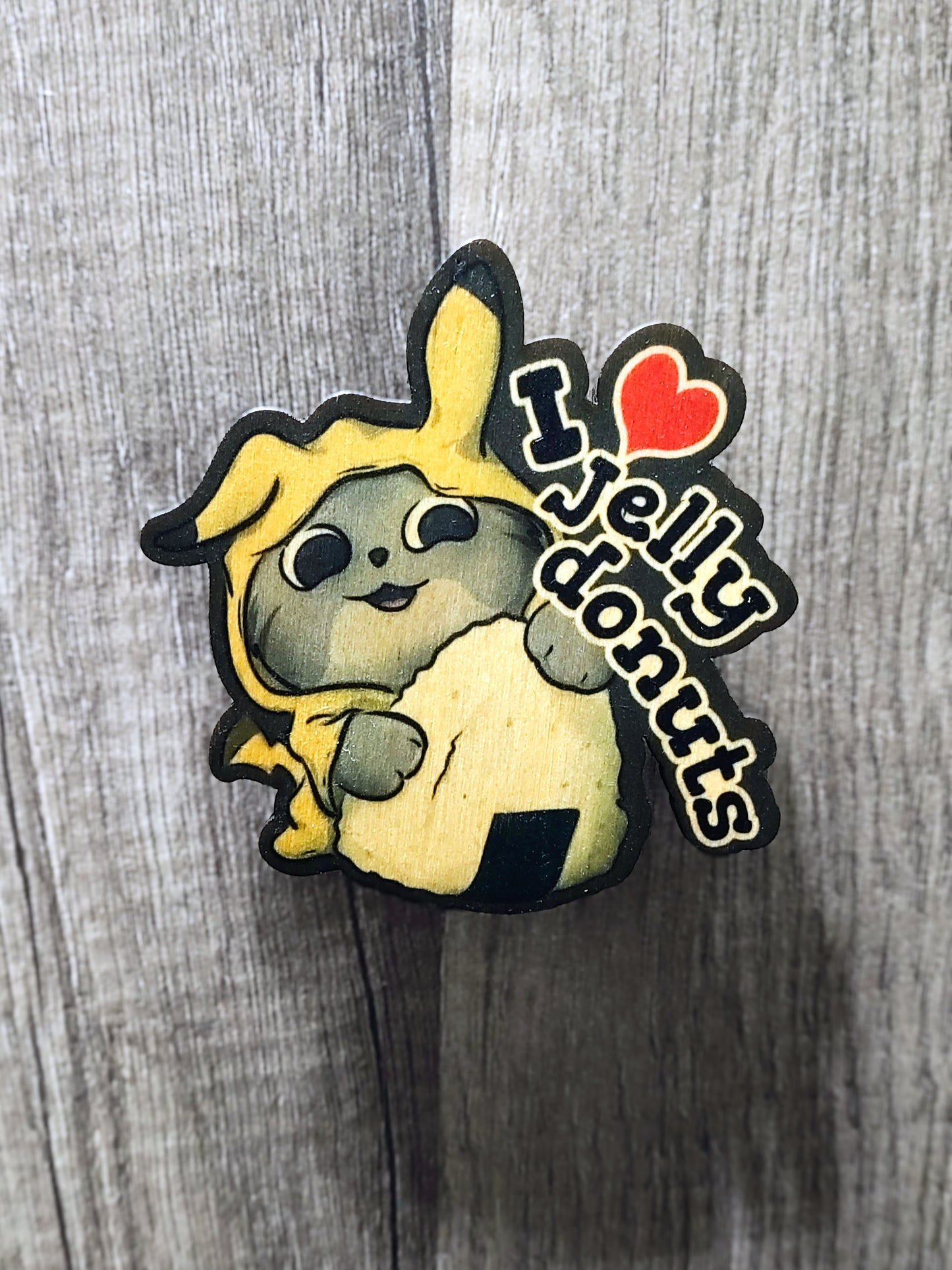 <3 Jelly Donut Magnet