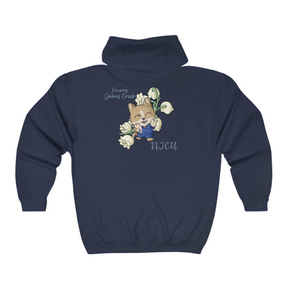 Emory Nurse Doggo Zip-up Hoodie