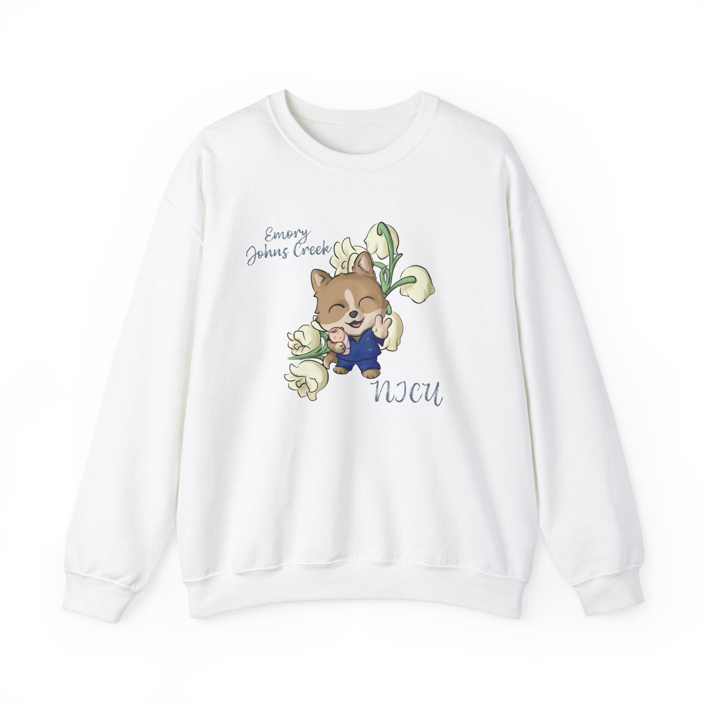 Emory Nurse Doggo Crewneck sweatshirt