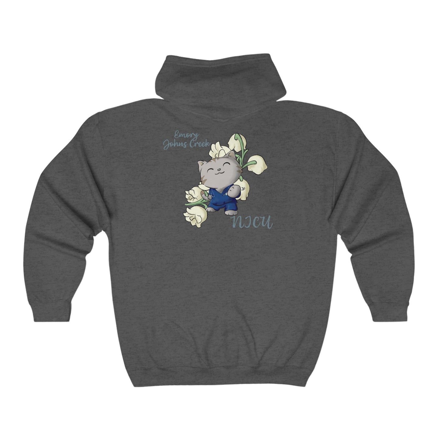 Emory Nurse Kitty Zip-up Hoodie