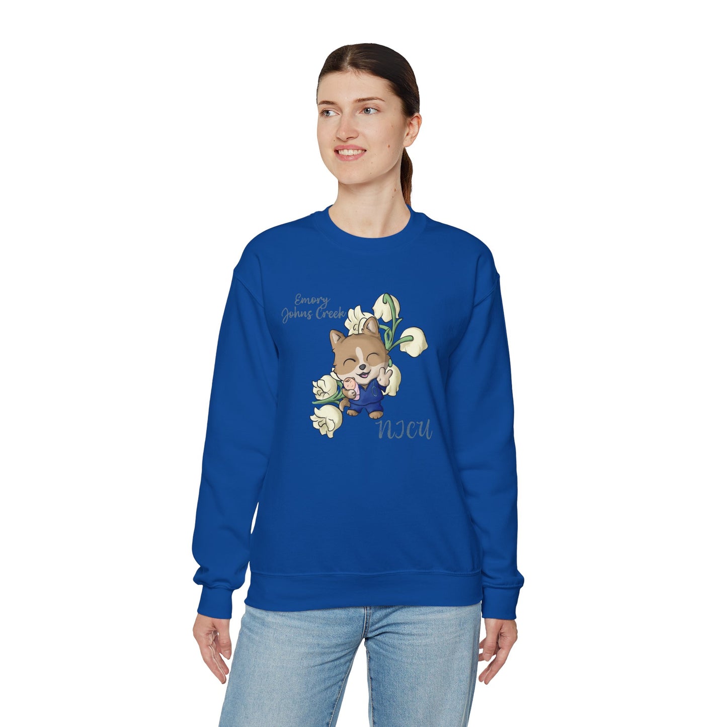 Emory Nurse Doggo Crewneck sweatshirt